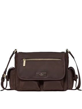 Carter Nylon Messenger Cargo Crossbody Bag NWT